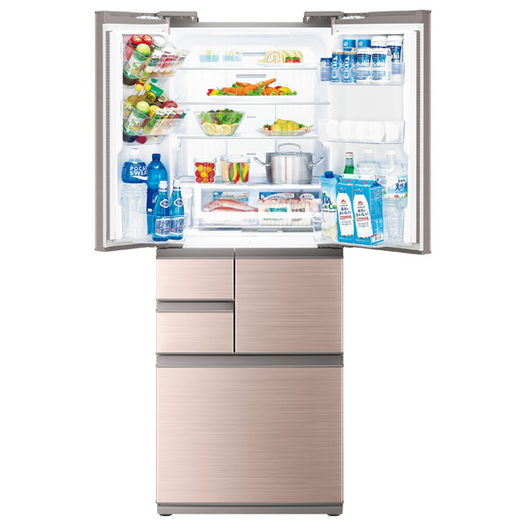 【標準設置対応付】シャープ プラズマクラスター冷蔵庫 （502L・フレンチ） 6ドア シャインブラウン SJ-F503G-T