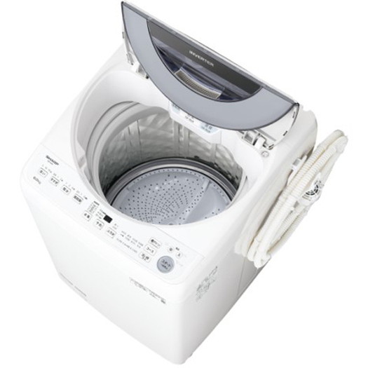 【標準設置対応付】シャープ ES-GV8F-S 全自動洗濯機 8kg シルバー系2