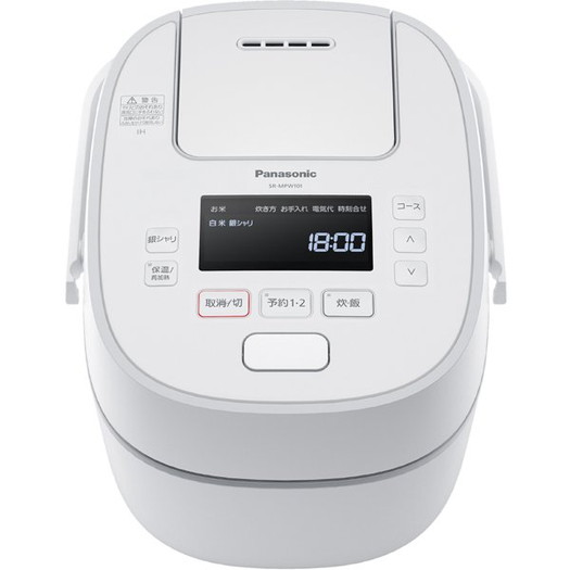 【パナソニック】SR-MPW101-W 可変圧力IHジャー炊飯器 5.5合炊き おどり炊き ホワイト1