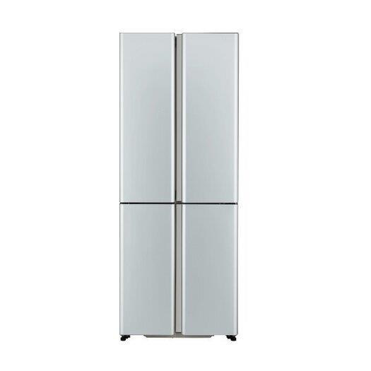 【標準設置対応付】アクア AQR-TZ42K（S） 薄型大容量冷蔵庫（420L・両開き4ドア）サテンシルバー