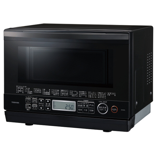 【東芝】スチームオーブンレンジ 石窯ドーム 26L ブラックER-VD70（K）2