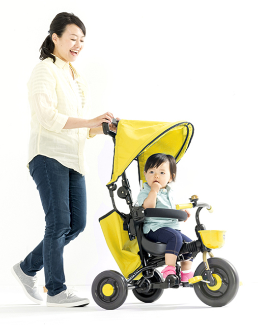 【アイデス】子ども用三輪車 コンポフィット2 シトロン031082