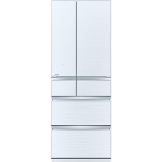 【標準設置対応付】三菱電機 MR-WX60G-W 冷蔵庫（600L・フレンチドア） 6ドア クリスタルホワイト