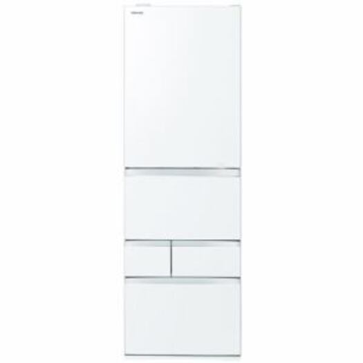 【標準設置対応付】東芝 冷蔵庫（501L・右開き） 5ドア VEGETA クリアグレインホワイト GR-T500GZ（UW）