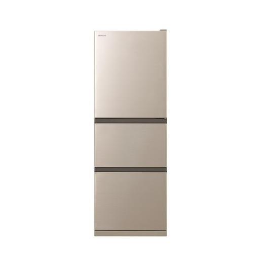 【標準設置対応付】日立 R-27RV N 冷蔵庫（265L・右開き） 3ドア シャンパン