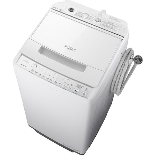 【標準設置対応付】日立 BW-V70G W 全自動洗濯機 ビートウォッシュ 洗濯7kg ホワイト