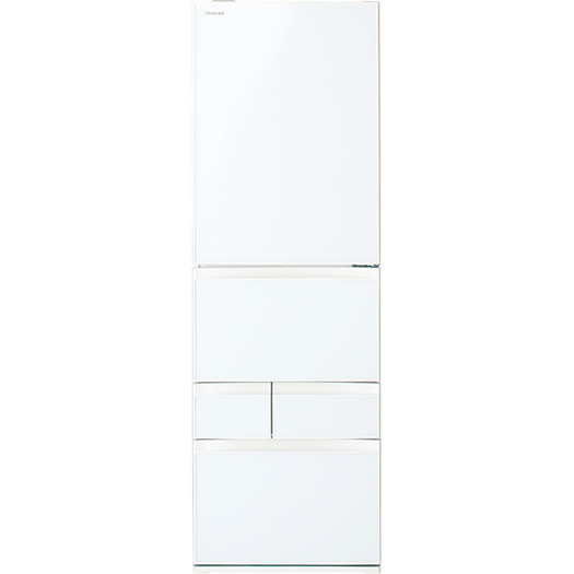 【標準設置対応付】東芝 GR-T41GXH（EW） 冷蔵庫 VEGETA （411L・右開き） 5ドア グランホワイト