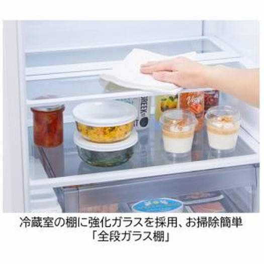 【標準設置対応付】東芝 GR-T41GXHL（EW） 冷蔵庫 VEGETA（411L・左開き） 5ドア グランホワイト2