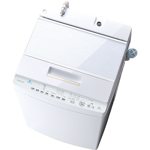 【標準設置対応付】東芝 AW-8DH1（W）全自動洗濯機 ZABOON（ザブーン） 8kg グランホワイト