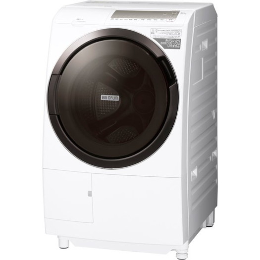 【標準設置対応付】日立 BD-SG100GL W ドラム式洗濯乾燥機 ビッグドラム 洗濯10kg/左開き1
