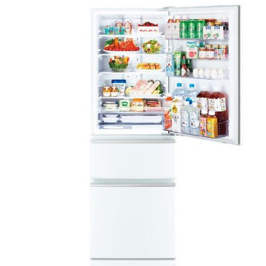 【標準設置対応付】三菱電機 MR-CX37G-W 冷蔵庫 （365L・右開き） 3ドア CXシリーズ パールホワイト