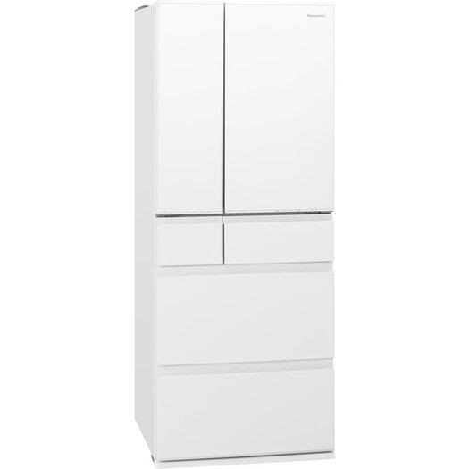【標準設置対応付】パナソニック NR-F486MEX-W 冷蔵庫（483L・フレンチドア） 6ドア セラミックホワイト