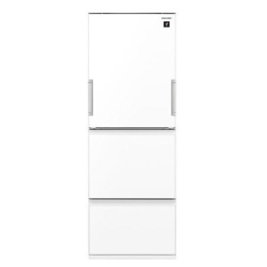 【標準設置工事付】シャープ SJ-GW35H-W プラズマクラスター冷蔵庫 3ドア 除菌機能 ピュアホワイト