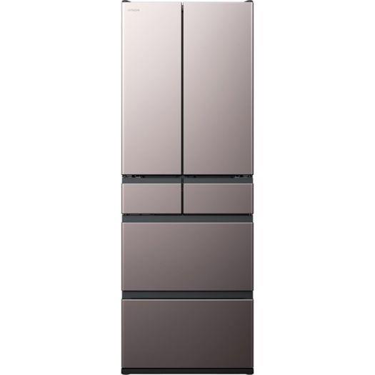 【標準設置工事付】日立 R-KWC50R H 冷蔵庫（498L・フレンチドア） 6ドア ブラストモーブグレー