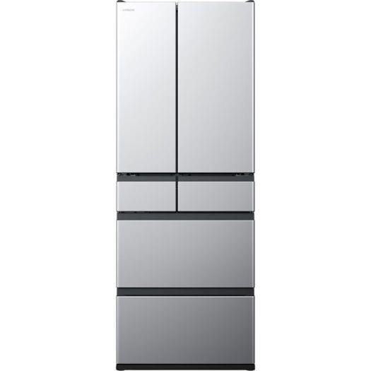 【標準設置工事付】日立 R-KWC57R S 冷蔵庫（567L・フレンチドア） 6ドア ブラストシルバー