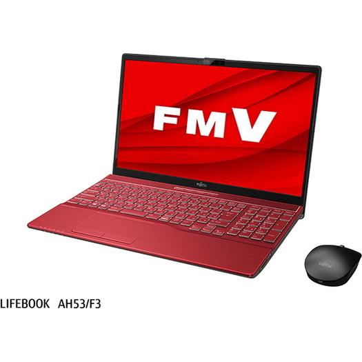 【Windows 11搭載】富士通 FMVA53F3R ノートパソコン15.6型ワイド ガーネットレッド1