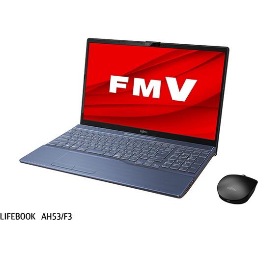 【Windows 11搭載】富士通 FMVA53F3L ノートパソコン15.6型ワイド メタリックブルー1