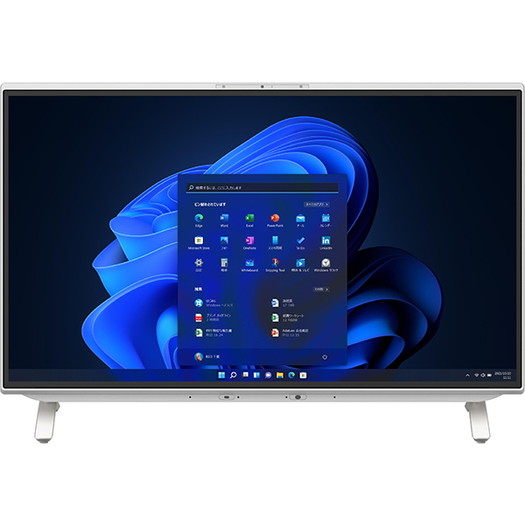 【Windows 11搭載】富士通 FMVF60F3W デスクトップパソコン23.8型ワイド ホワイト2