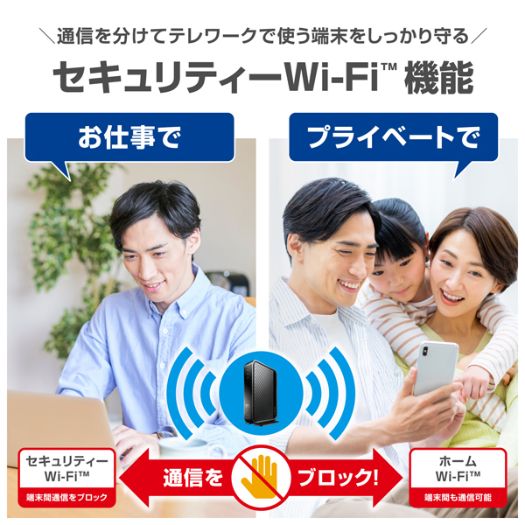 【エレコム】WRC-X5400GS-B 無線LANルーター Wi-Fi6 親機 4804＋574Mbps ブラック2