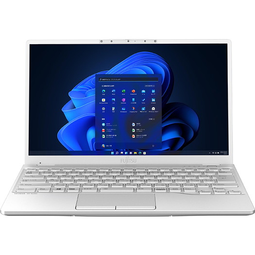 【Windows 11搭載】富士通 FMVU90F3W ノートパソコン13.3型ワイド シルバーホワイト2