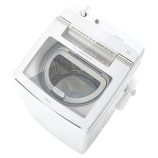 【標準設置対応付】AQUA AQW-TW9M W 縦型洗濯乾燥機 洗濯9kg/乾燥4.5kg ホワイト系1
