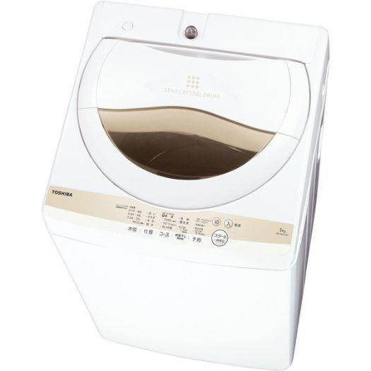 【標準設置工事付】東芝 AW-5GA1（W） 全自動洗濯機 5kg グランホワイト