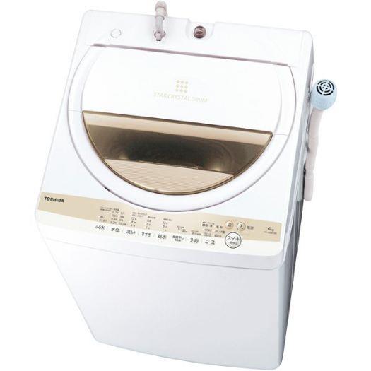 【標準設置工事付】東芝 AW-6GM1（W） 全自動洗濯機 6kg グランホワイト1