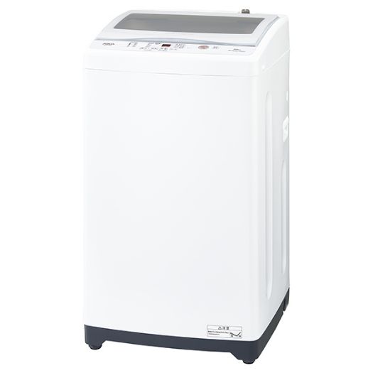 【標準設置工事付】AQUA AQW-S7M（W） 簡易乾燥機能付き洗濯機 洗濯7.0kg3