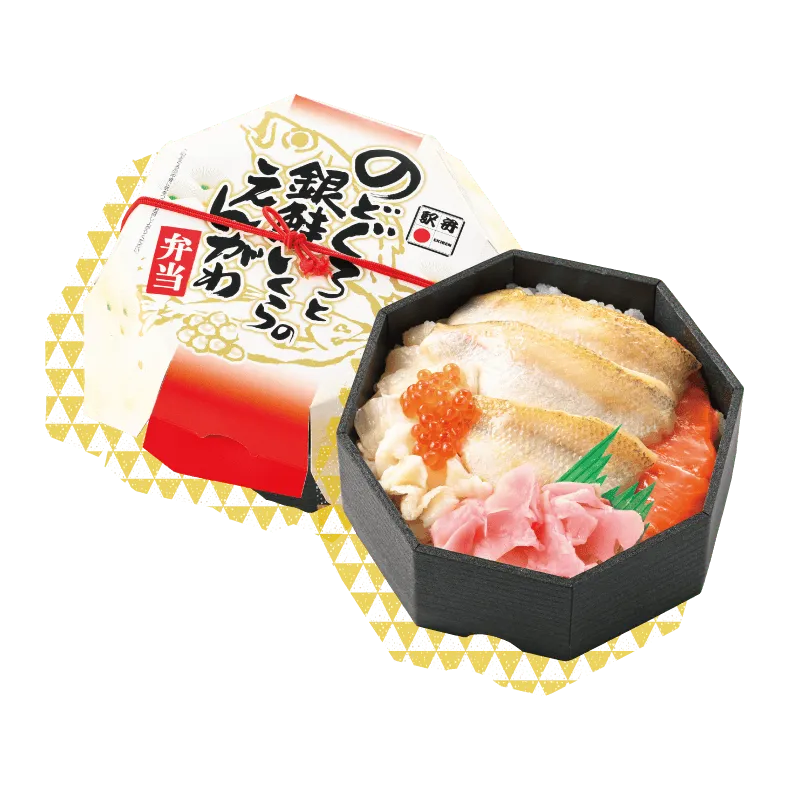 のどくろと銀鮭いくらのえんがわ