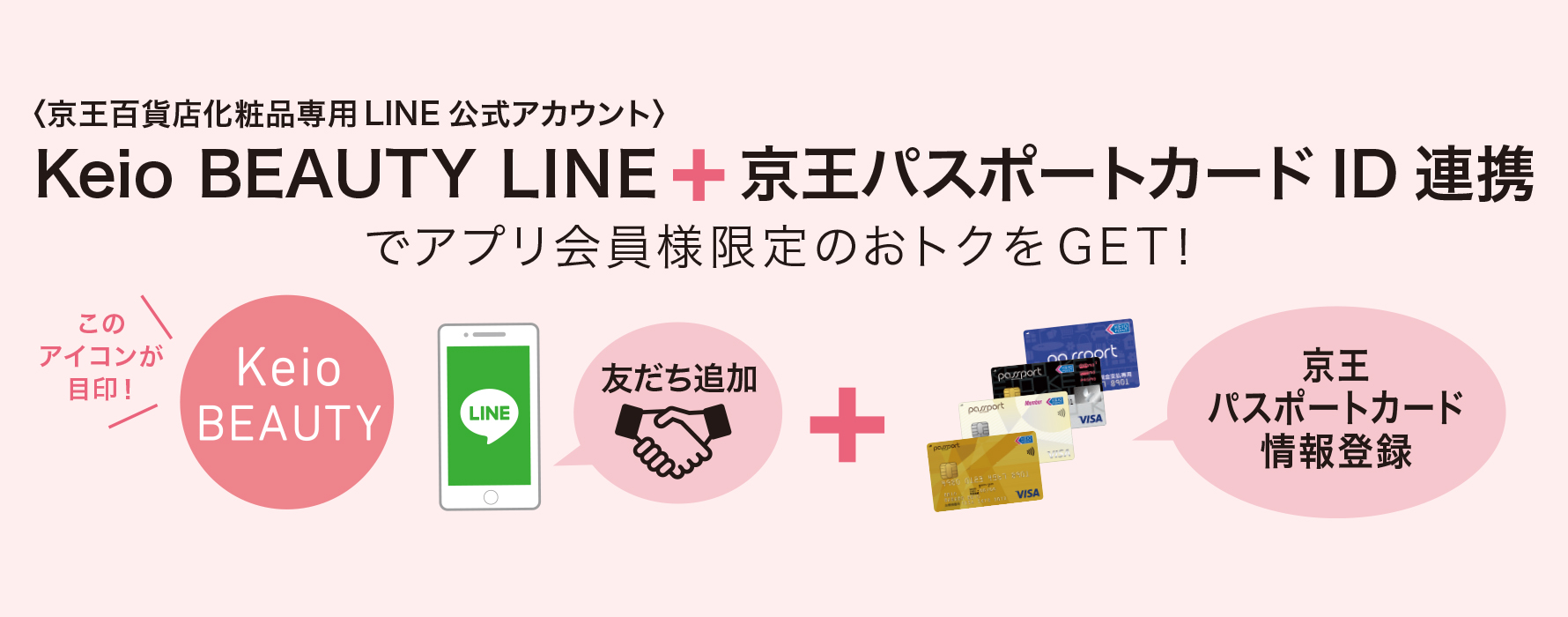 Keio BEAUTYアプリ会員登録・サービスについて