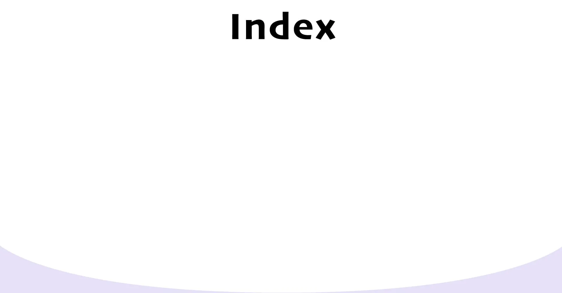 Index