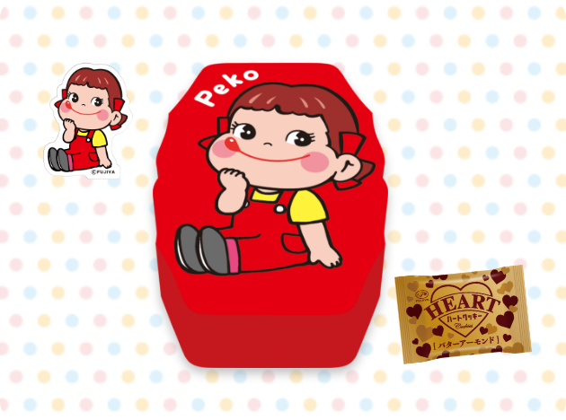 ［不二家］ ペコちゃんハートクッキーBOX
