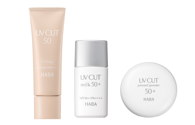 UVカット 50〈ティントベージュ〉 UVカットミルク 50+ UVカットプレストパウダー50+(ナチュラル/ラベンダー)