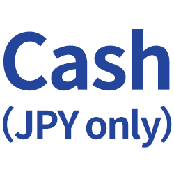 Cash(JPY only)