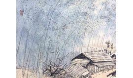 京王百貨店 冬の絵画市 川合玉堂